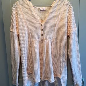 Pink lily baby doll long sleeve